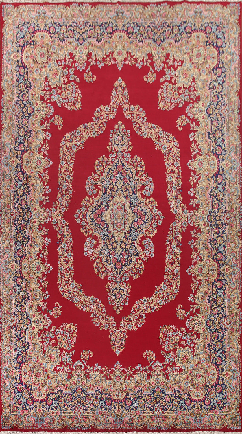 Vegetable Dye Kerman Persian Large Rug 10x17