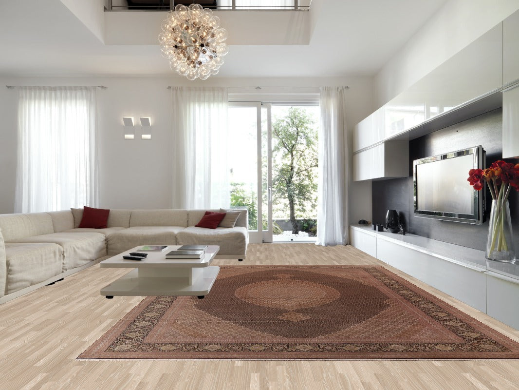 Vegetable Dye Tabriz Persian Large Rug 11x16