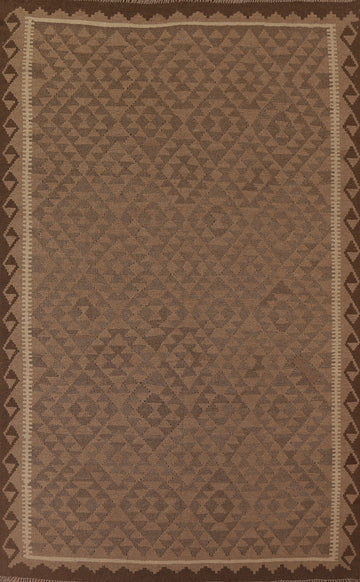 Kilim Reversible Wool Area Rug 7x9