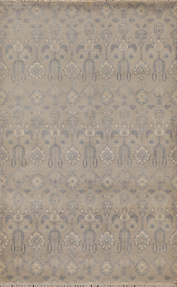 All-Over Art & Craft Oriental Area Rug 4x6