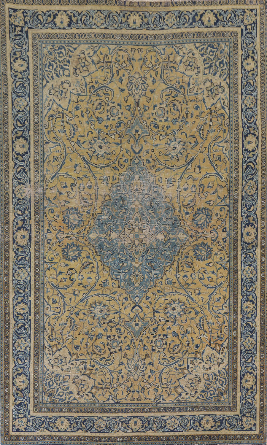 Distressed Sarouk Persian Area Rug 6x9