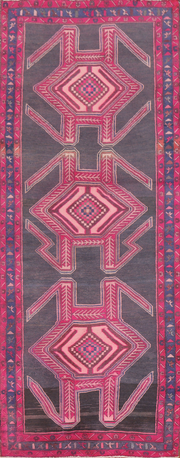 Tribal Ardebil Persian Runner Rug 4x10