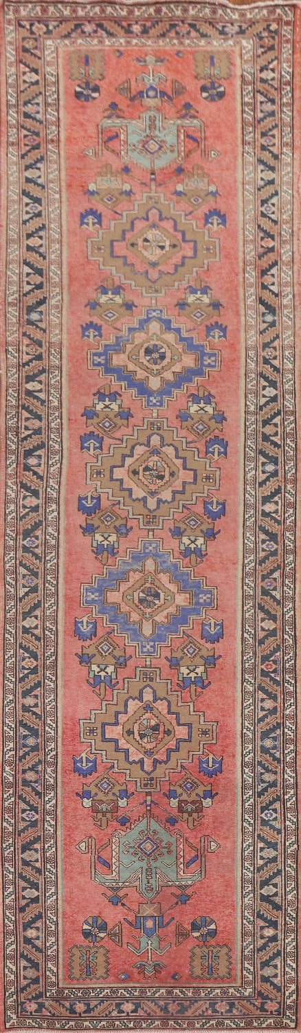 Vegetable Dye Tabriz Persian Runner Rug 4x13