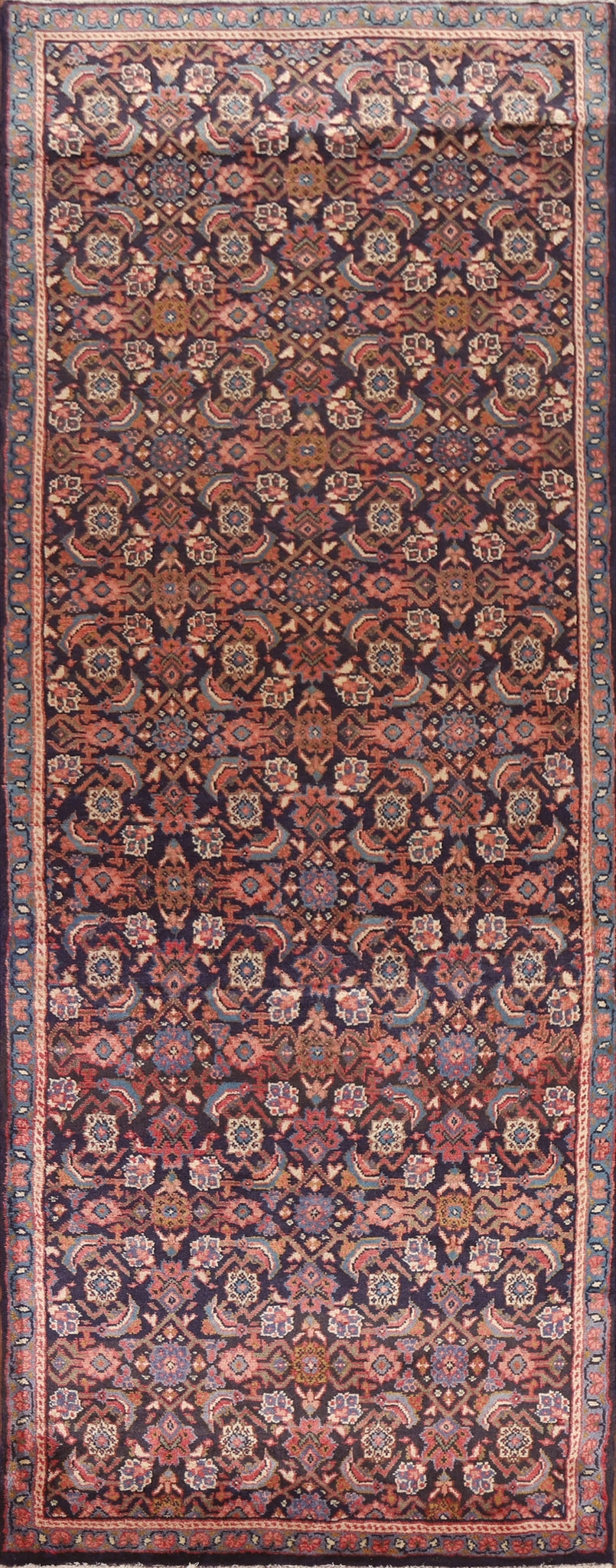 All-Over Mahal Persian Runner Rug 4x10