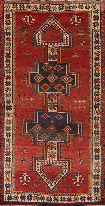 Vintage Red Lori Persian Area Rug 5x9