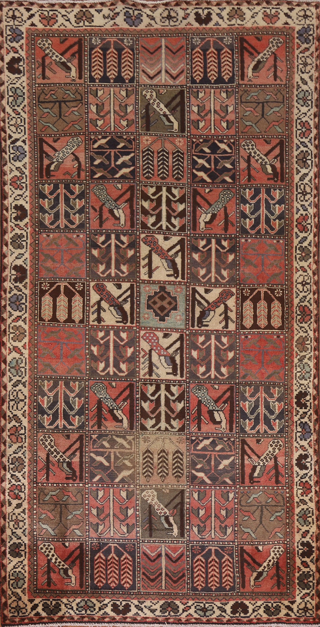 Garden Design Bakhtiari Persian Area Rug 5x9