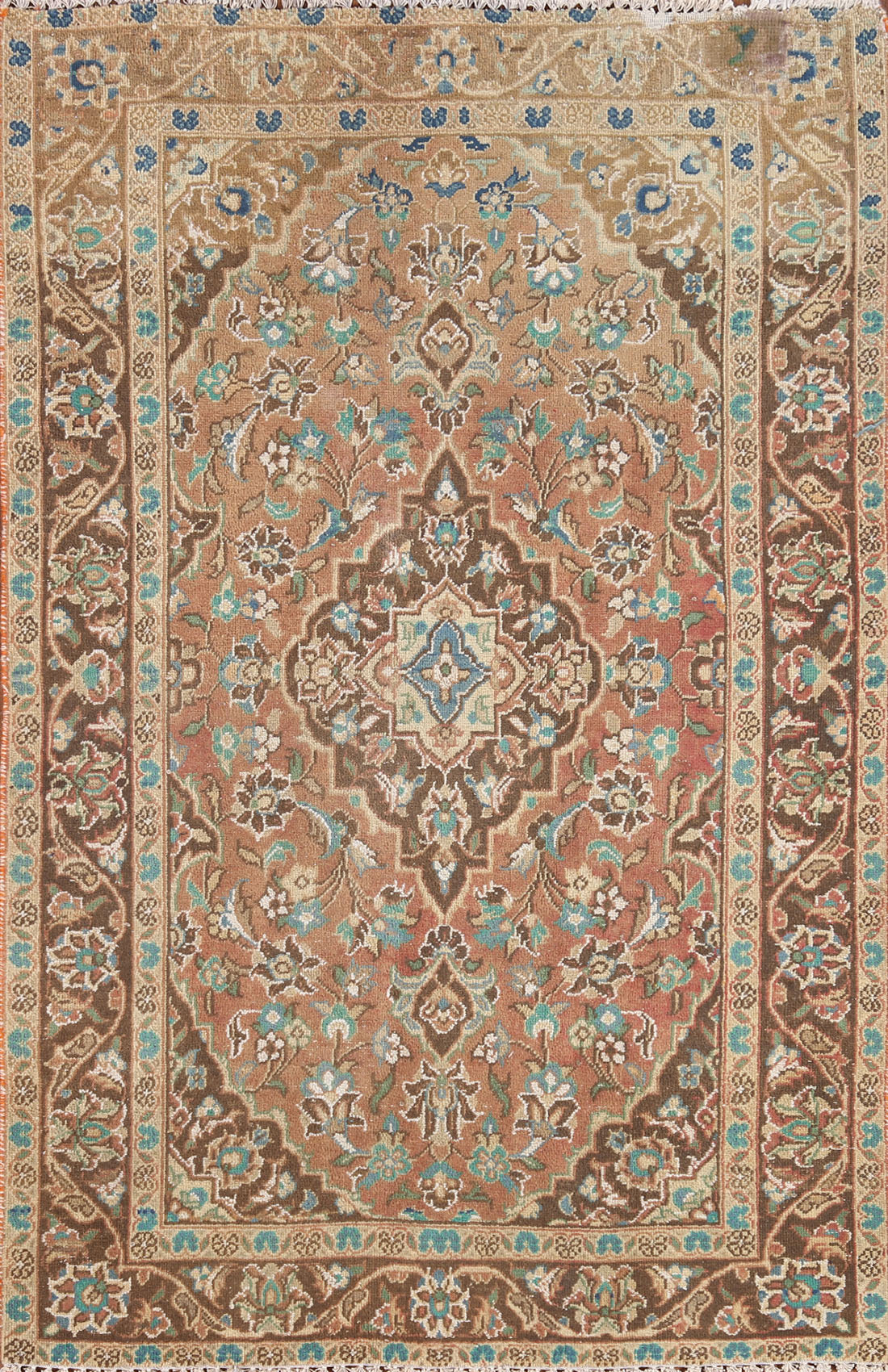 Traditional Kashan Persian Area Rug 3x5