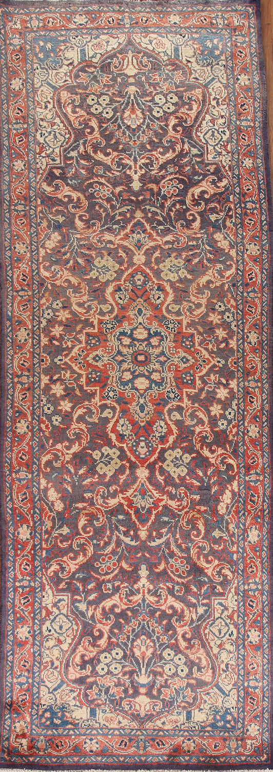 Vintage Mahal Persian Runner Rug 3x11