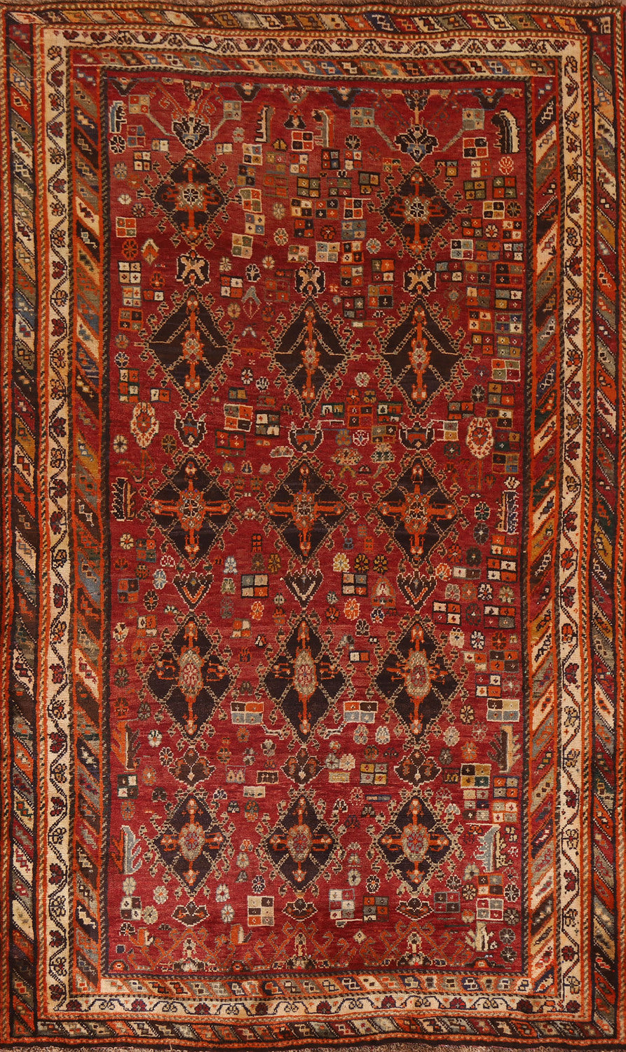 Vegetable Dye Kashkoli Persian Area Rug 5x8