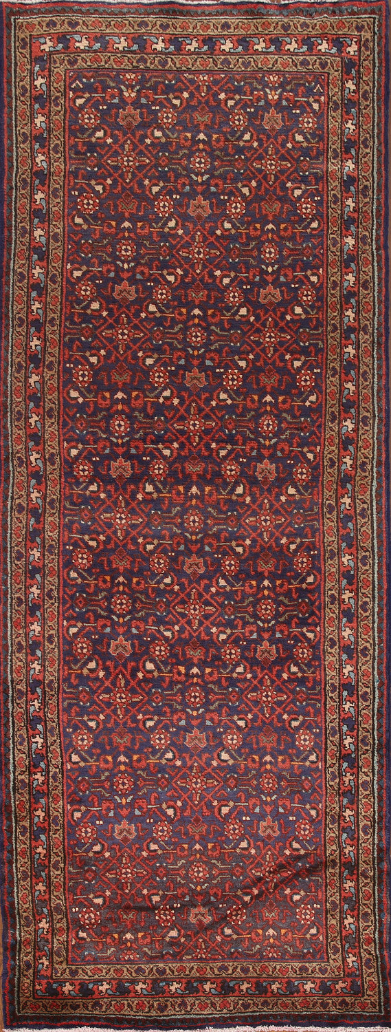 Geometric Mahal Persian Runner Rug 4x10