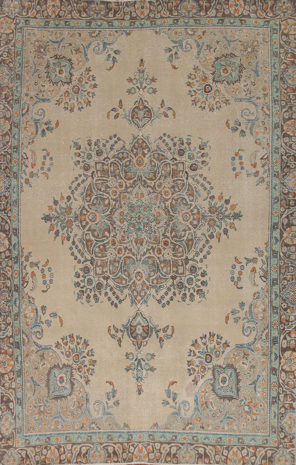 Handmade Wool Tabriz Persian Area Rug 9x12