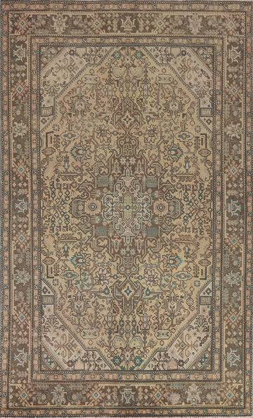 Geometric Tabriz Persian Area Rug 6x10