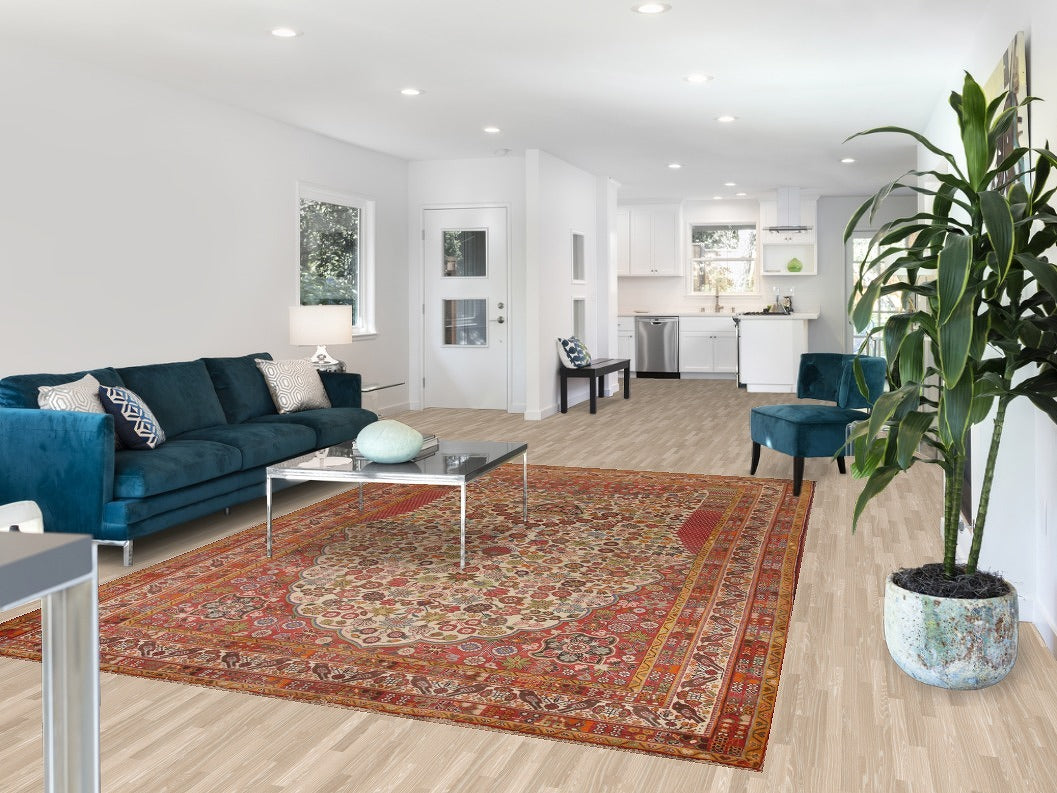 Vegetable Dye Kashkoli Shiraz Persian Area Rug 7x11