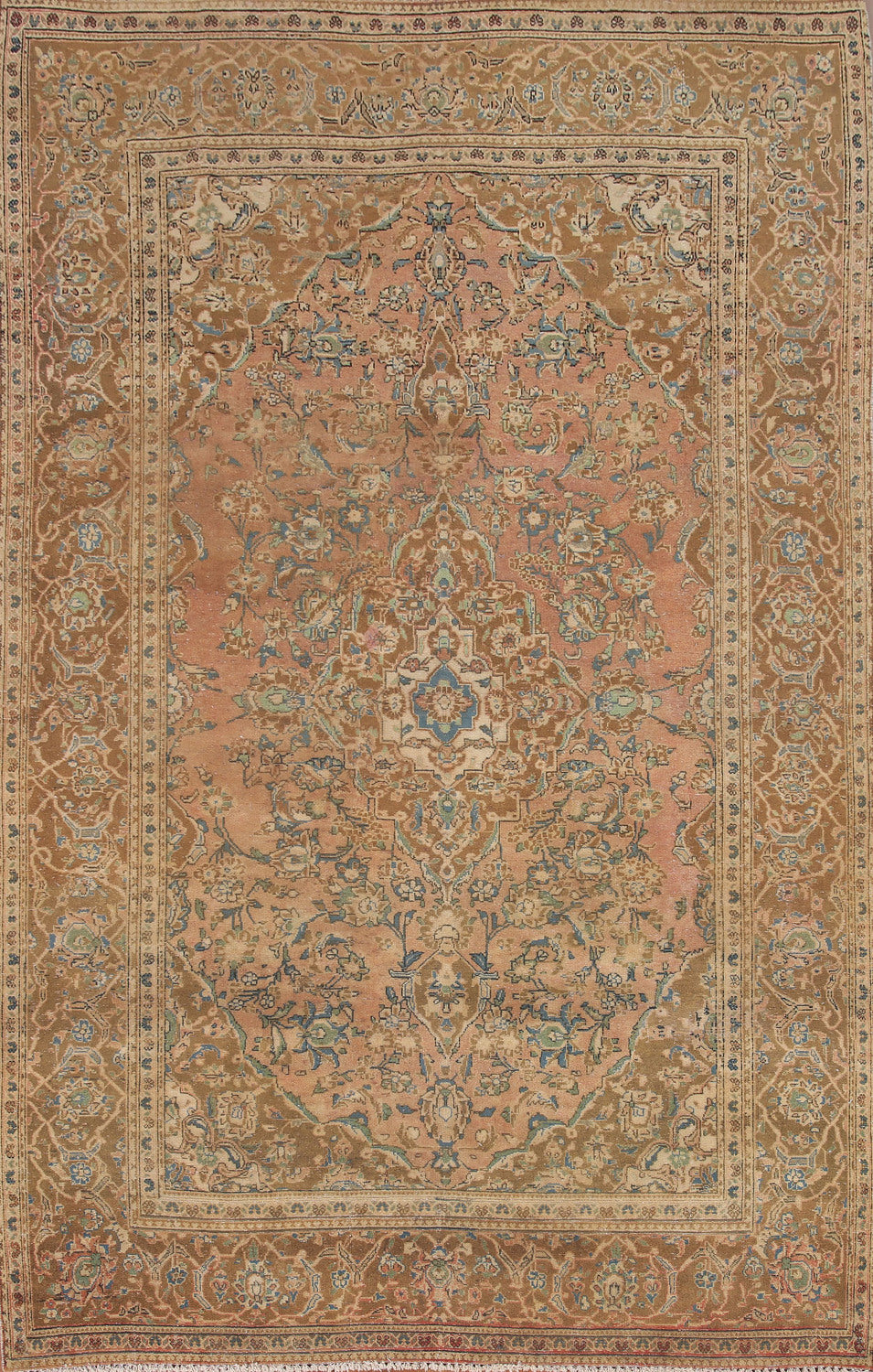Traditional Kashan Persian Area Rug 6x9