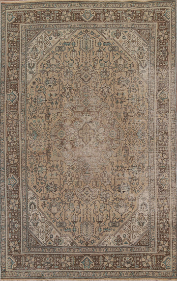 Geometric Tabriz Persian Area Rug 6x10