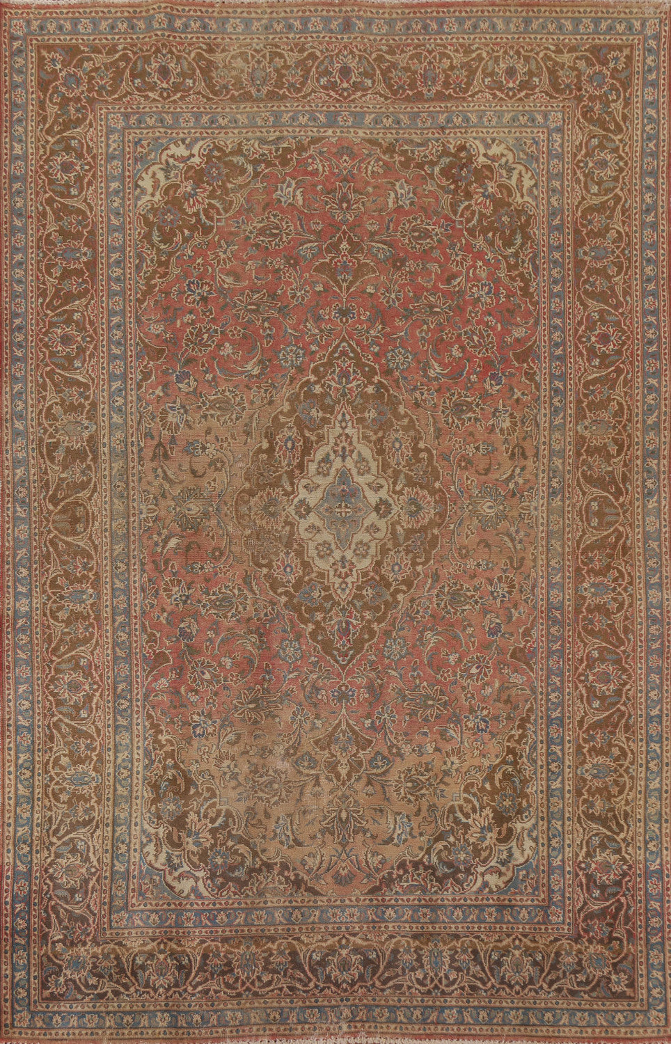 Traditional Kashan Persian Area Rug 6x9