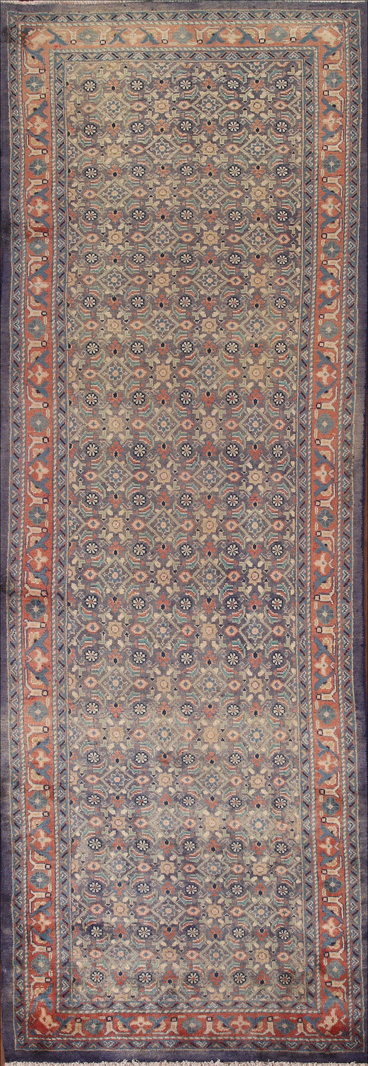 Geometric Mahal Persian Runner Rug 3x10