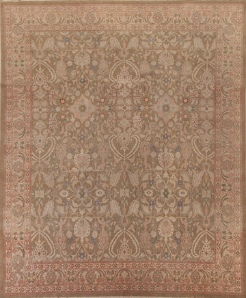 Vegetable Dye Mahal Persian Area Rug 11x12