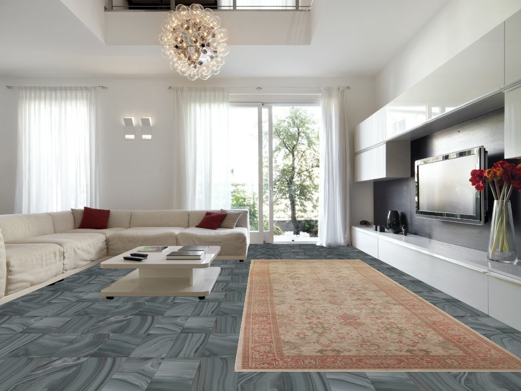 Vegetable Dye Sultanabad Persian Runner Rug 7x19