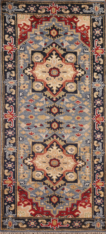 Blue Heriz Serapi Oriental Area Rug 3x6