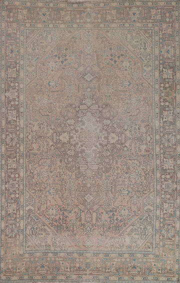 Handmade Wool Tabriz Persian Area Rug 7x9