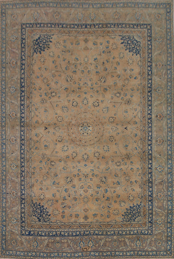 Handmade Signed Kashmar Persian Area Rug 10x12