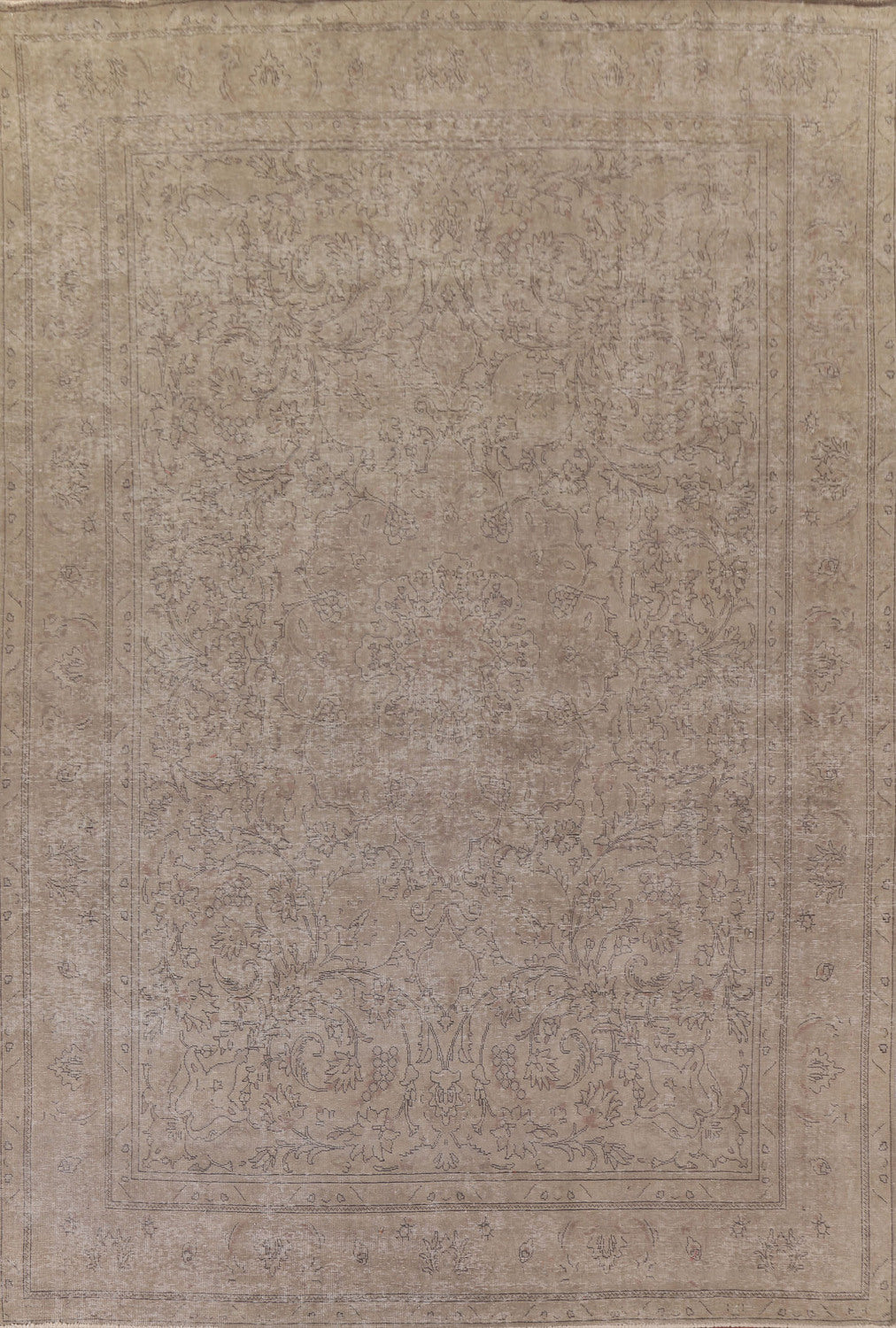 Distressed Tabriz Persian Area Rug 10x13