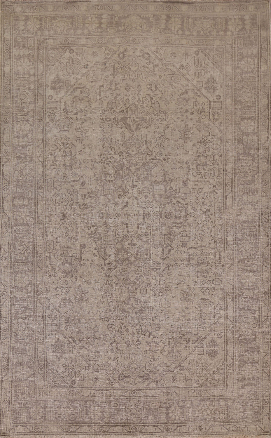 Geometric Tabriz Persian Area Rug 7x10