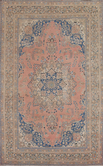 Handmade Wool Mashad Persian Area Rug 8x11