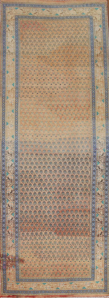 All-Over Botemir Persian Runner Rug 4x11