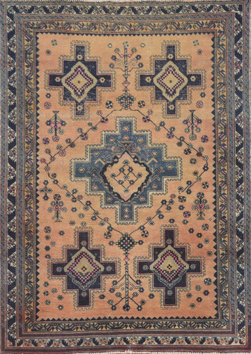 Geometric Sirjan Persian Area Rug 5x6