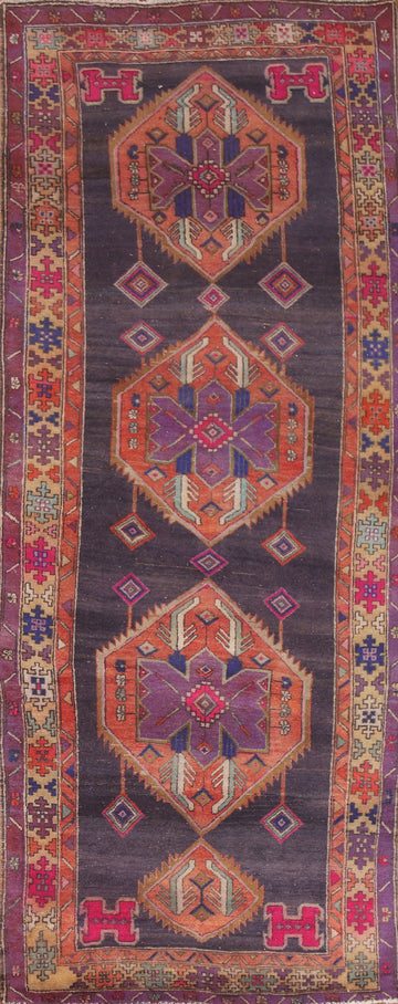 Geometric Ardebil Persian Runner Rug 4x11