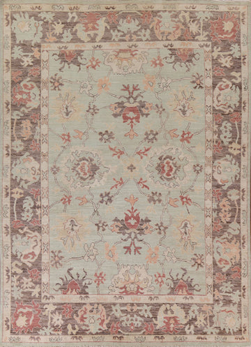 Vegetable Dye Oushak Turkish Area Rug 8x10