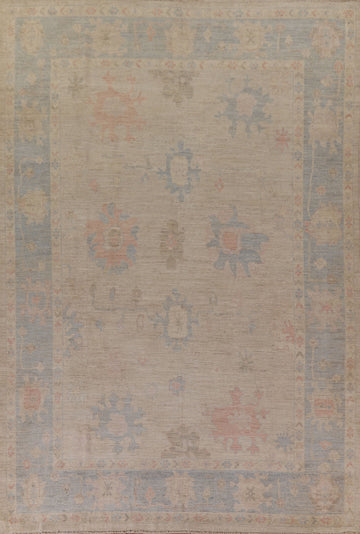 Vegetable Dye Oushak Oriental Area Rug 9x12