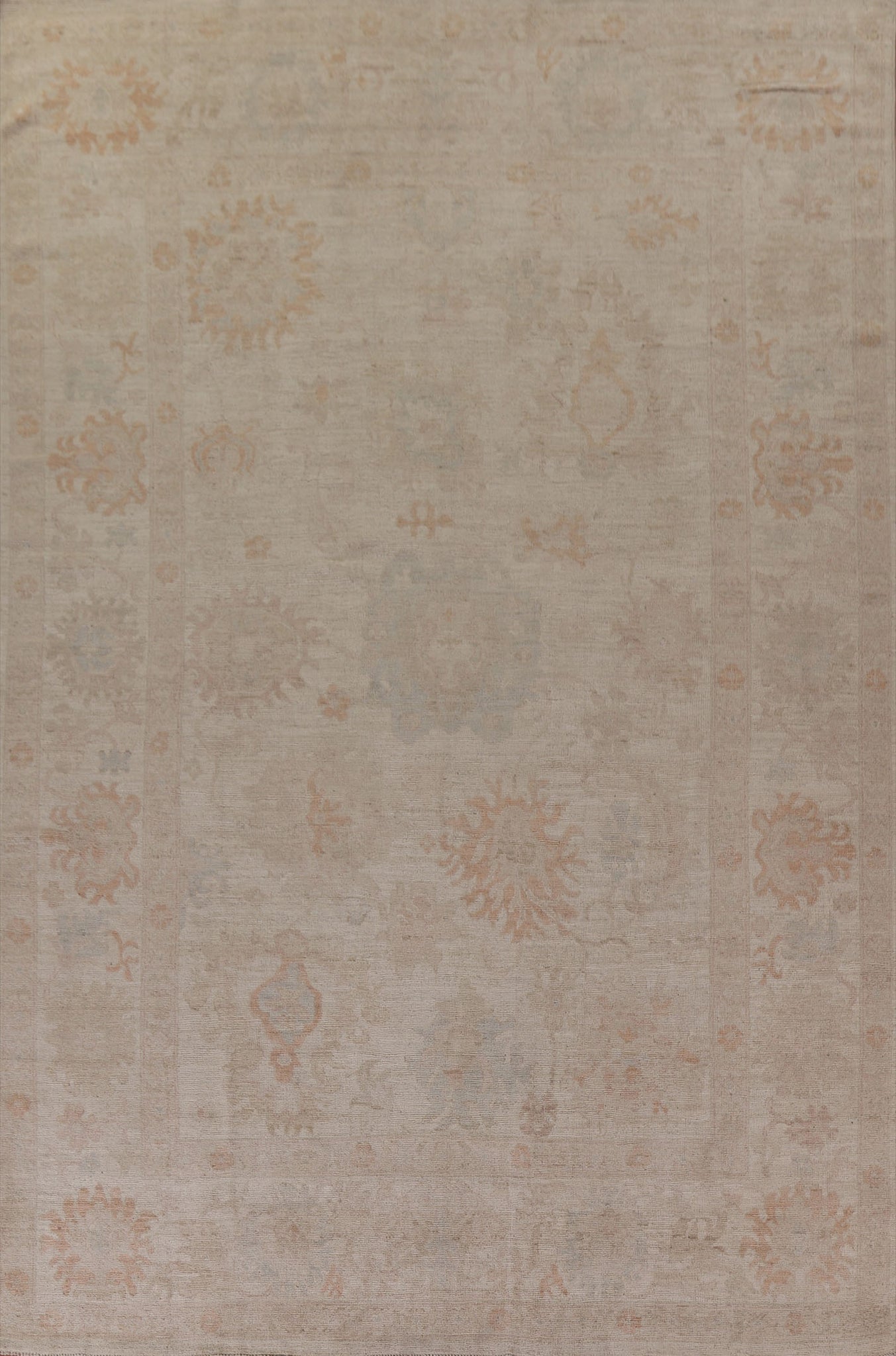 Vegetable Dye Oushak Oriental Area Rug 9x12
