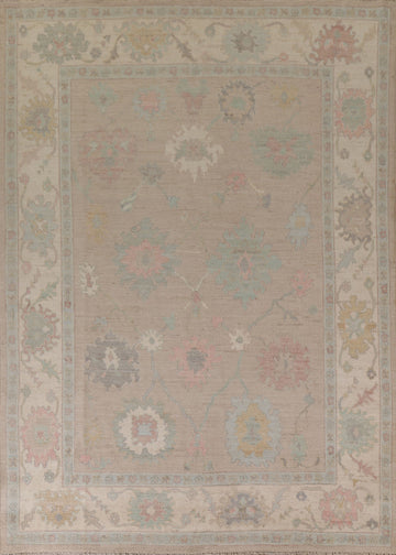 Vegetable Dye Oushak Turkish Area Rug 8x10