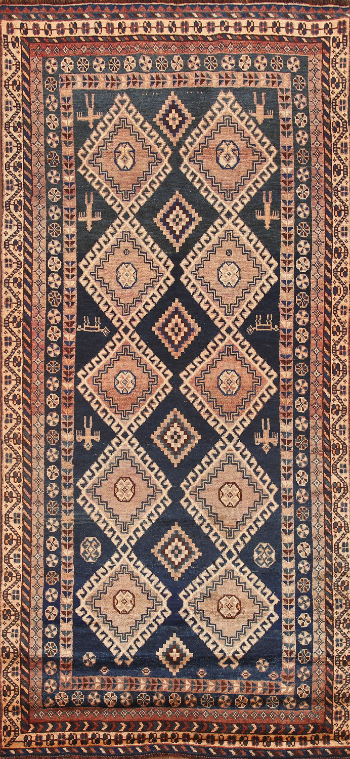 Vintage Lori Persian Runner Rug 4x9
