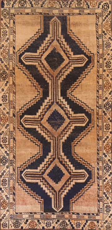Antique Wool Lori Persian Area Rug 4x8