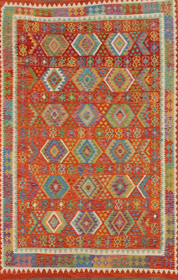 Colorful Kilim Oriental Area Rug 8x11