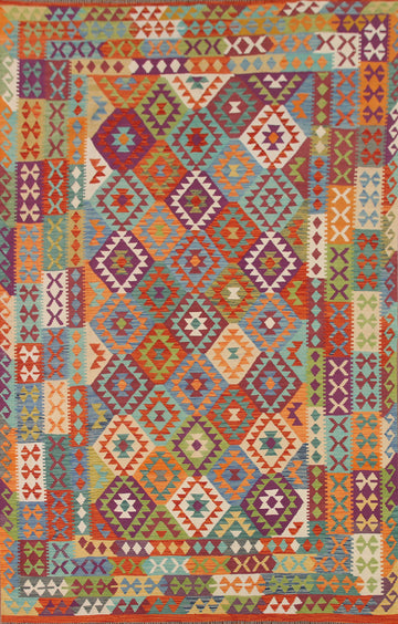 Colorful Kilim Oriental Area Rug 8x11