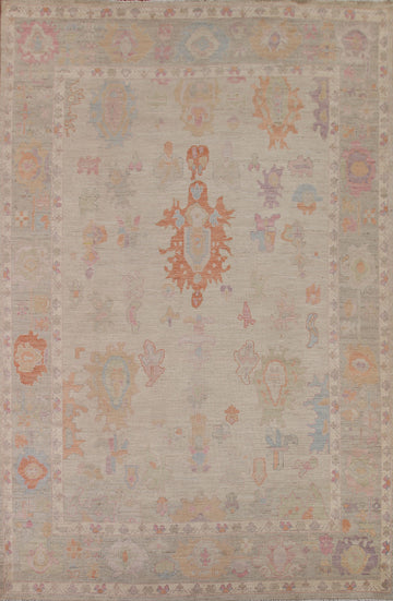 Vegetable Dye Oushak Oriental Area Rug 9x12