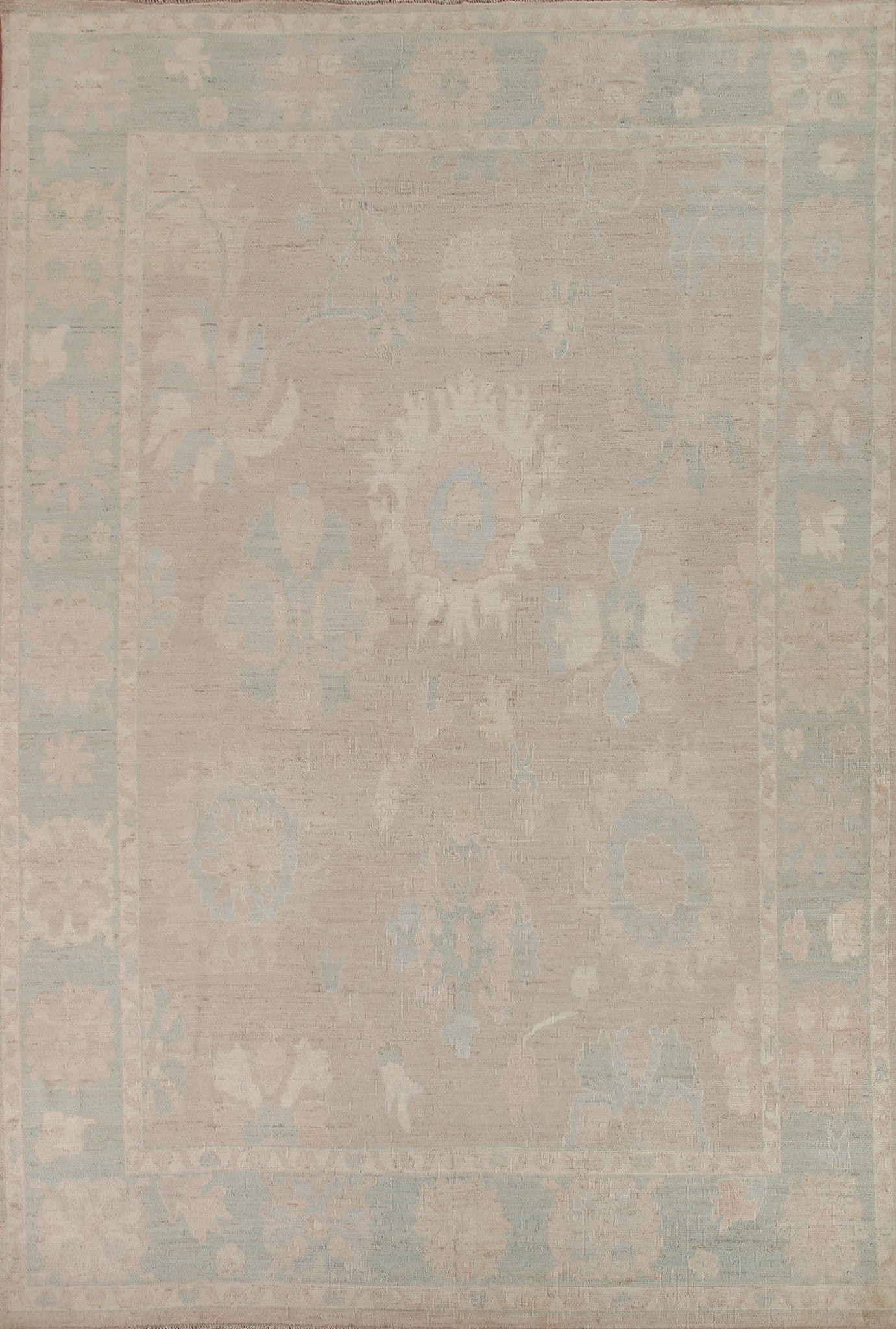 Vegetable Dye Oushak Oriental Area Rug 9x12