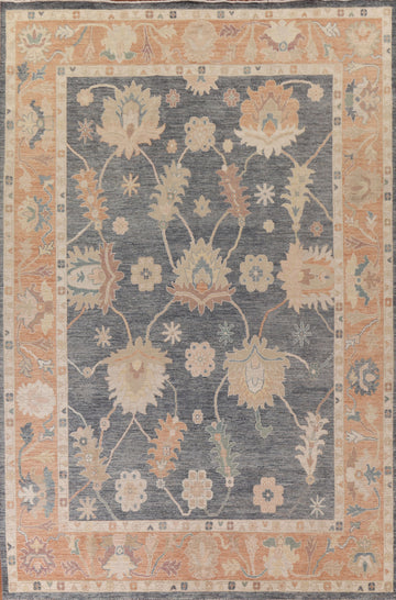 Vegetable Dye Oushak Oriental Area Rug 9x12