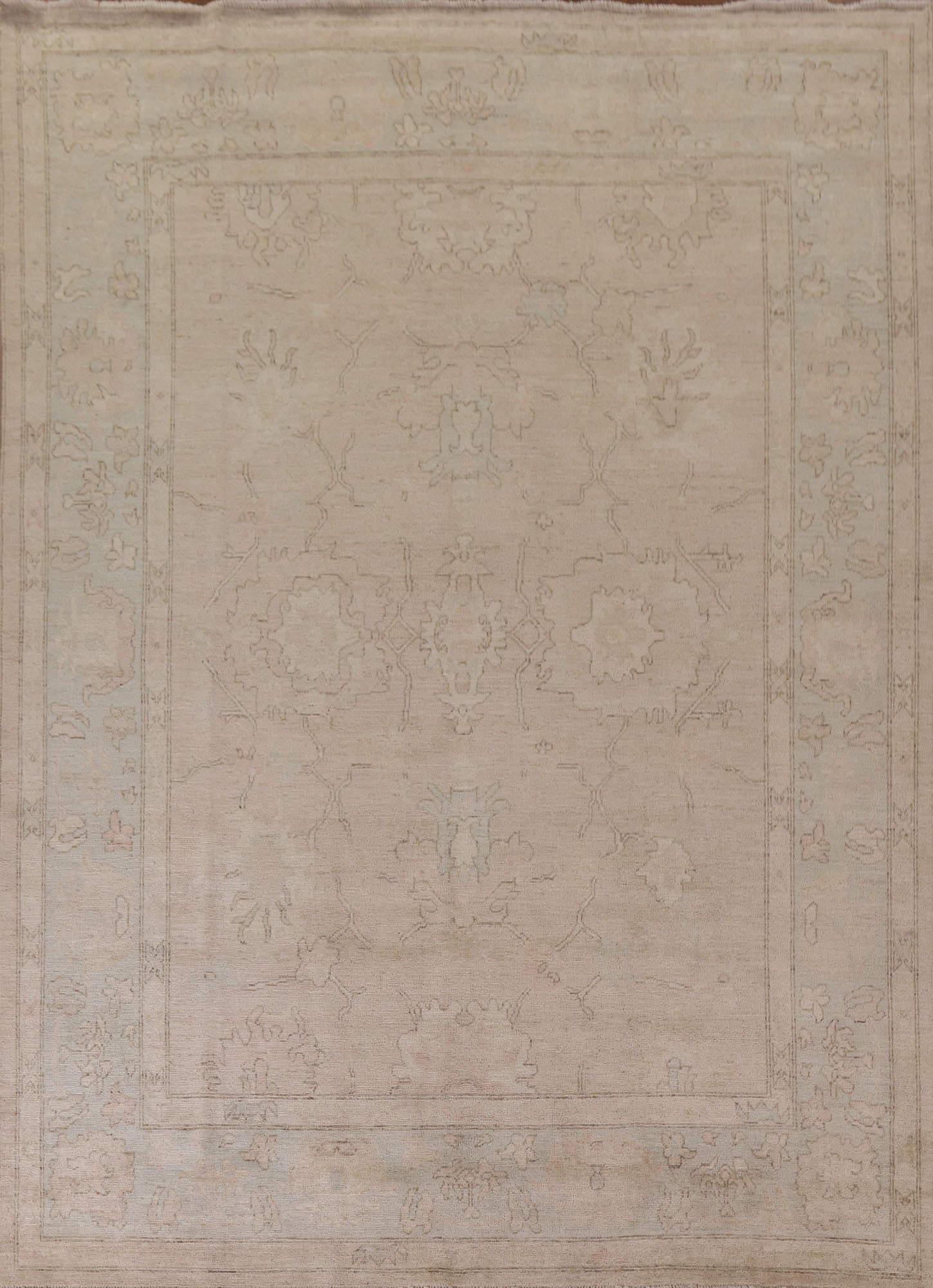 Oushak Vegetable Dye Area Rug 8x10