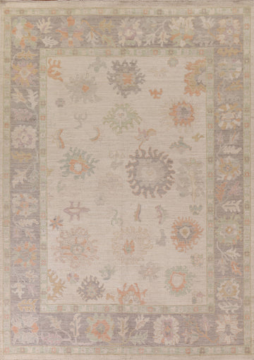 Oushak Vegetable Dye Area Rug 8x10