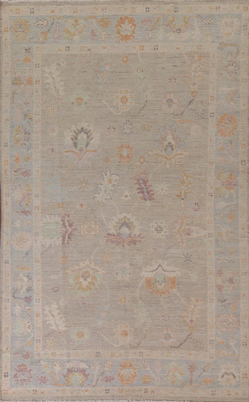 Oushak Vegetable Dye Area Rug 6x9