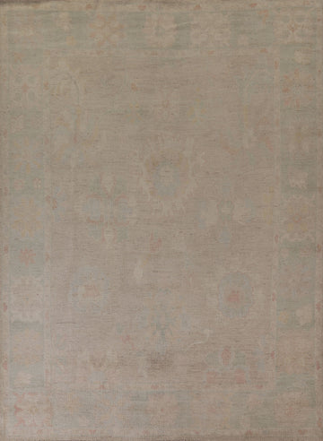 Vegetable Dye Oushak Turkish Area Rug 8x10
