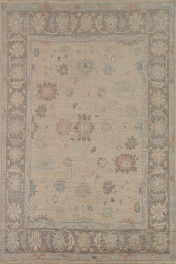 Vegetable Dye Oushak Turkish Area Rug 8x10