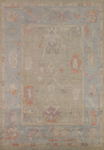 Handmade Oushak Vegetable Dye Area Rug 8x10
