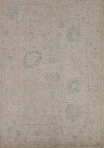 Vegetable Dye Oushak Turkish Area Rug 8x10